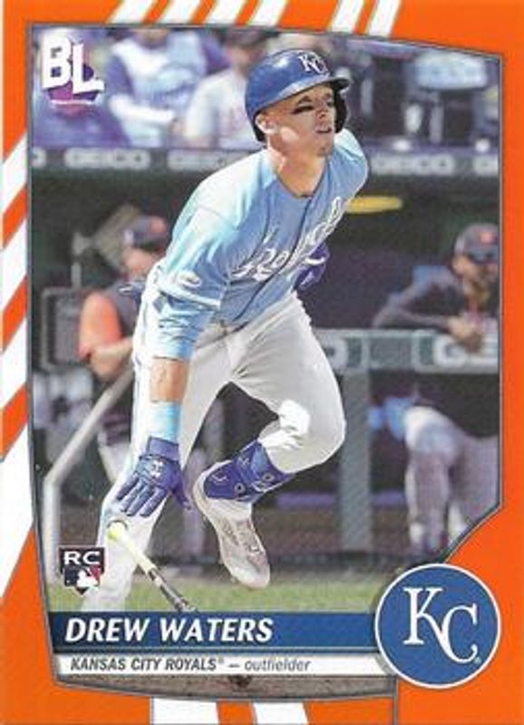 Drew Waters 2023 Topps Big League #7 Electric Orange Rookie RAW