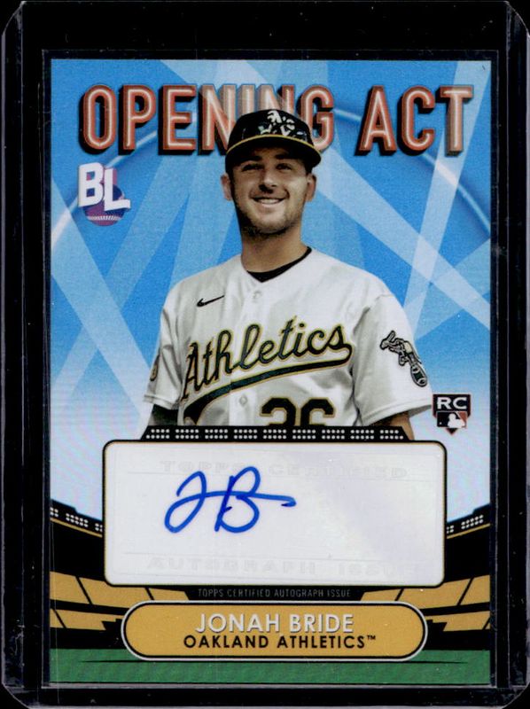 2023 Topps Big League #OAA-MAC Opening Act Autographs