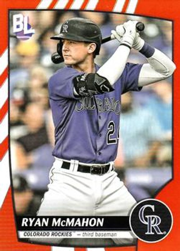 Ryan McMahon 2023 Topps Big League #129 Electric Orange RAW