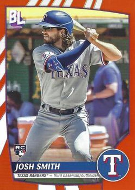 Josh Smith 2023 Topps Big League #9 Electric Orange Rookie RAW