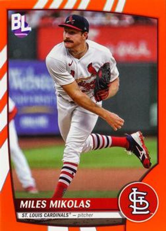 2023 Topps Big League #198 Electric Orange