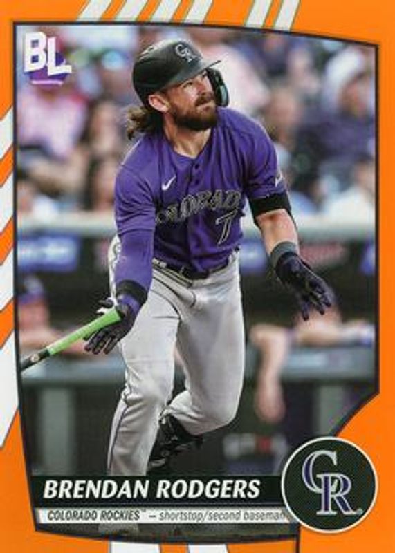 2023 Topps Big League #191 Electric Orange