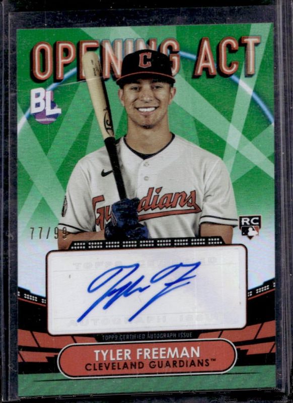 2023 Topps Big League #OAA-TF Opening Act Autographs - Green Foil /99