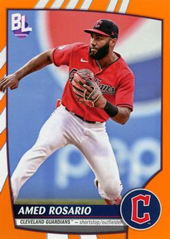 Amed Rosario 2023 Topps Big League #131 Electric Orange RAW