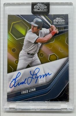 2023 Topps Chrome Black #CBA-FL Autographs - Gold Refractor /50