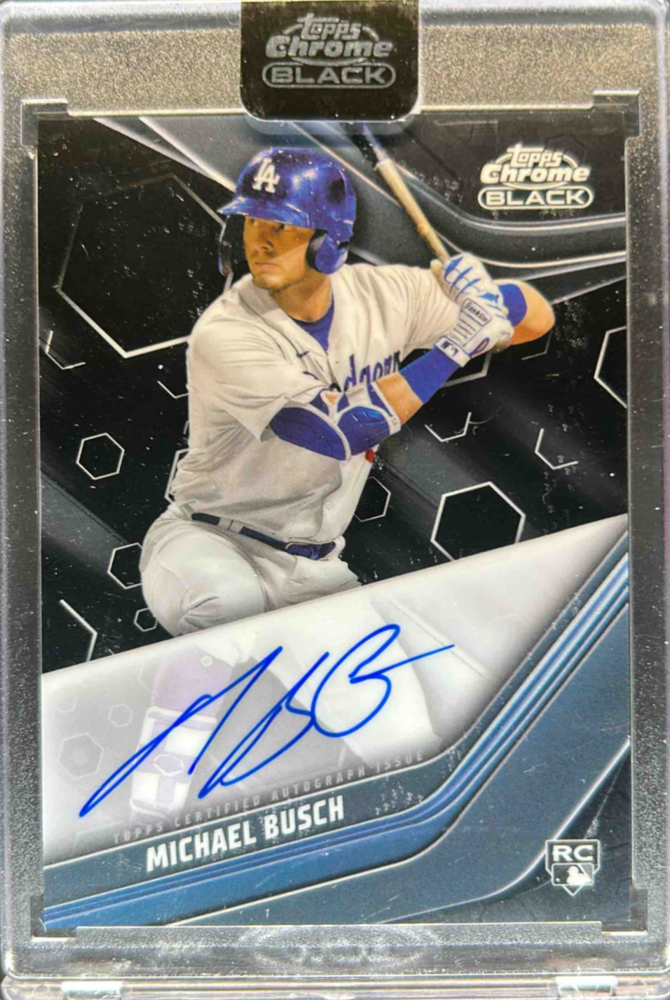 Michael Busch 2023 Topps Chrome Black #CBA-MB Autographs Price