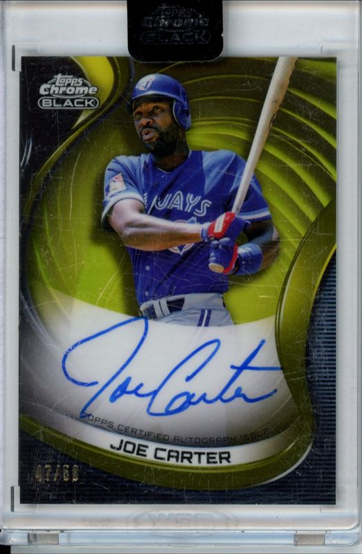2023 Topps Chrome Black #CBA-JCA Autographs - Gold Refractor /50