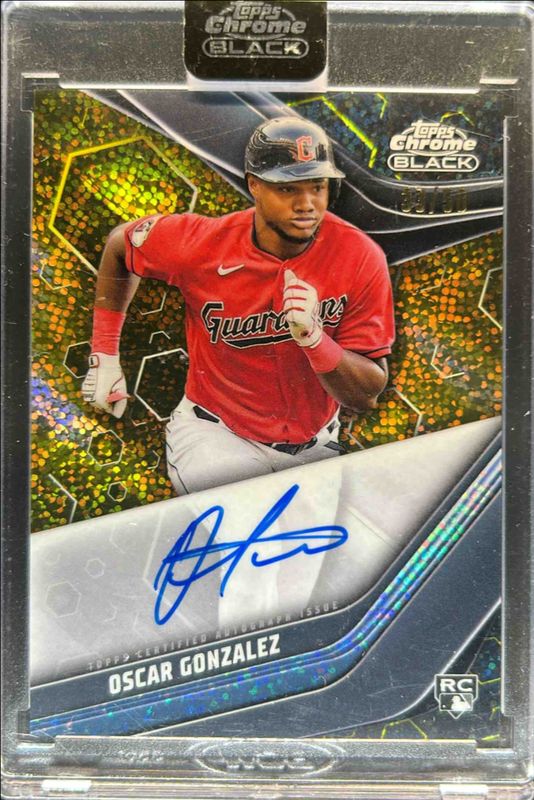 2023 Topps Chrome Black #CBA-OG Autographs - Gold Mini Diamond Refractor /50