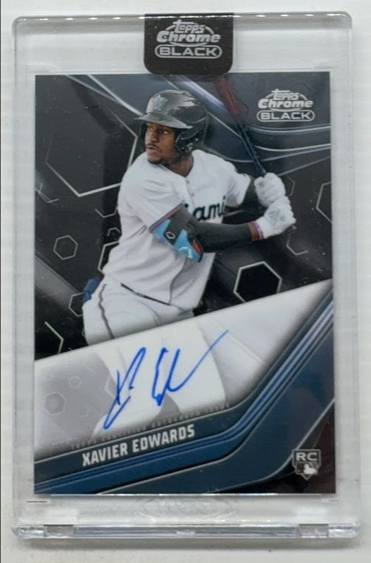 2023 Topps Chrome Black #CBA-XE Autographs