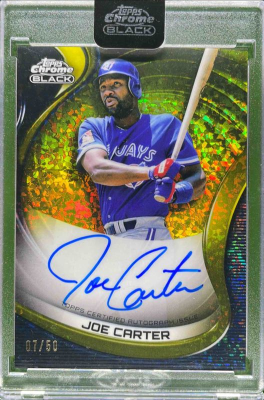 2023 Topps Chrome Black #CBA-JCA Autographs - Gold Mini Diamond Refractor /50