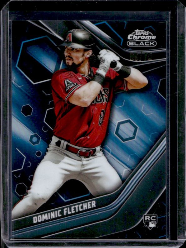 2023 Topps Chrome Black #82 Blue Refractor /75