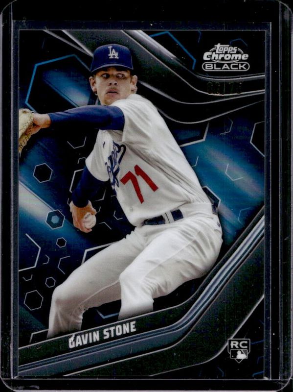 2023 Topps Chrome Black #85 Blue Refractor /75