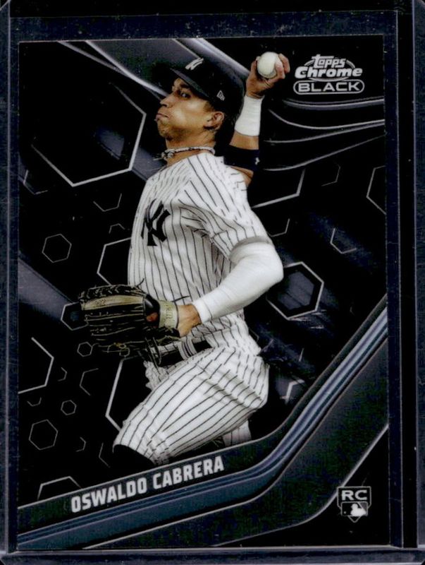 Oswaldo Cabrera 2023 Topps Chrome Black #31 Base Price Guide
