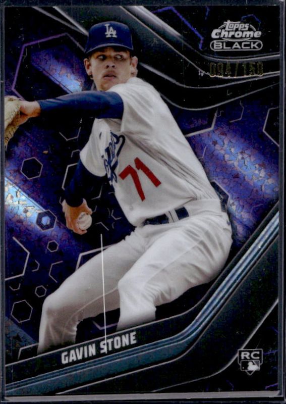 2023 Topps Chrome Black #85 Purple Mini Diamond Refractor /150