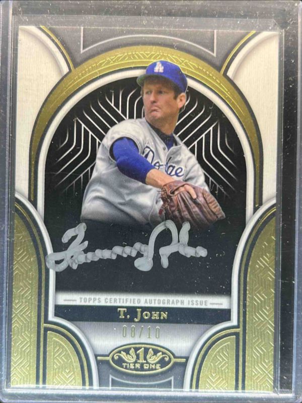 2023 Topps Tier One #PPA-TJ Prime Performers Autographs - Silver Ink /10