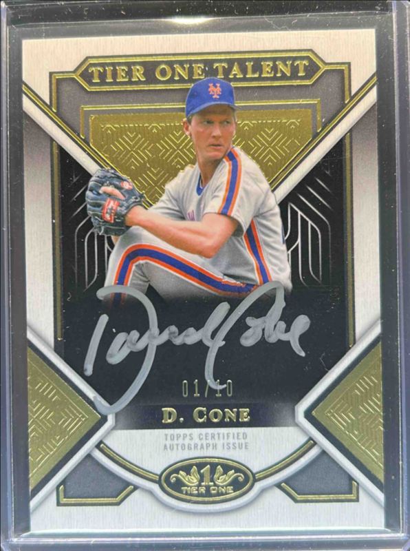 2023 Topps Tier One #T1TA-DC Tier One Talent Autographs - Silver Ink /10