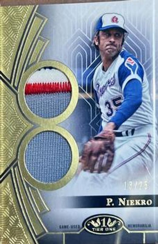 2023 Topps Tier One #T1R-PN Tier One Relics (Design A) Dual - Patch /25