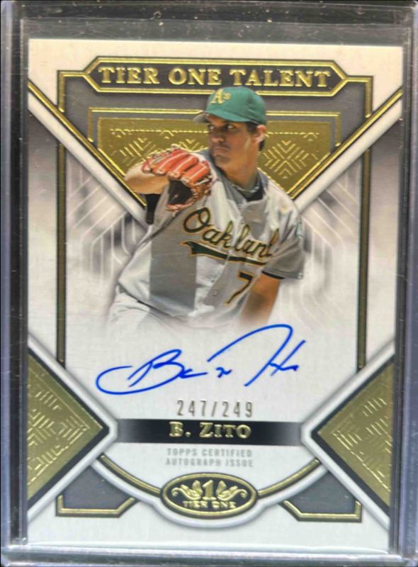2023 Topps Tier One #T1TA-BZ Tier One Talent Autographs /199