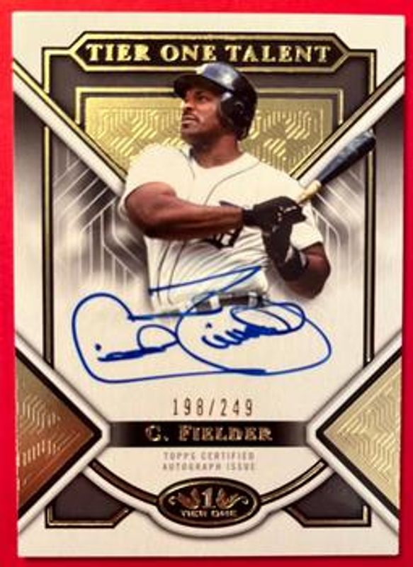 2023 Topps Tier One #T1TA-CF Tier One Talent Autographs /199