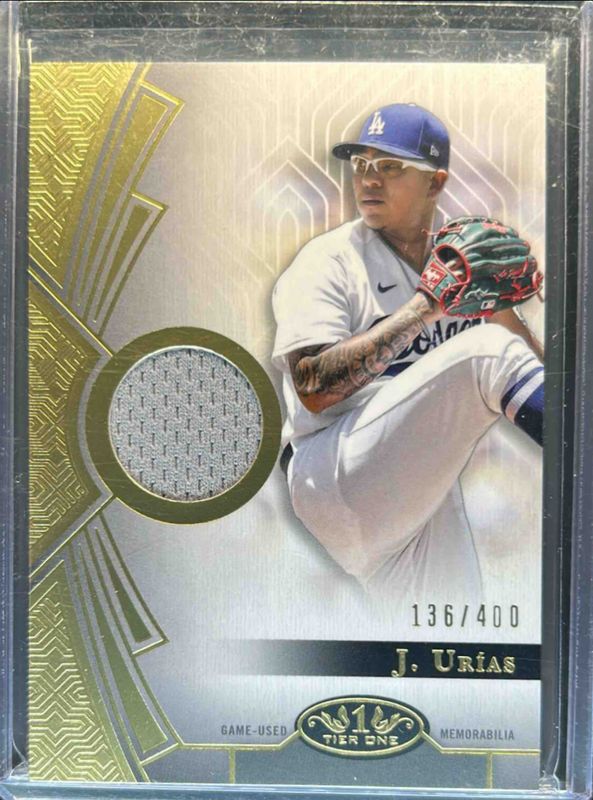 2023 Topps Tier One #T1R-JU Tier One Relics (Design A) /400
