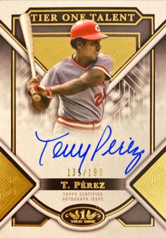2023 Topps Tier One #T1TA-TP Tier One Talent Autographs /199