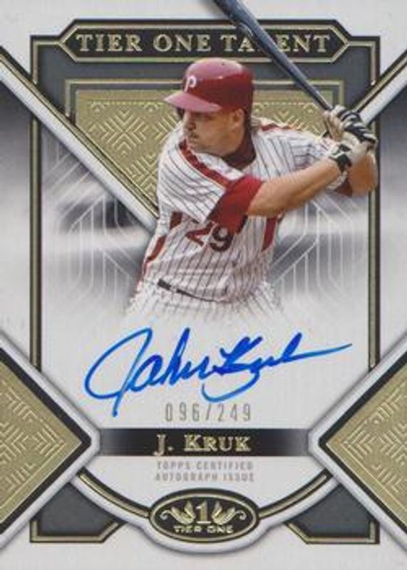 2023 Topps Tier One #T1TA-JK Tier One Talent Autographs /199