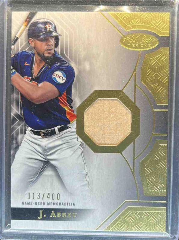 Jose Abreu 2023 Topps Tier One #T1R-JAB Tier One Relics (Design B) /400 RAW