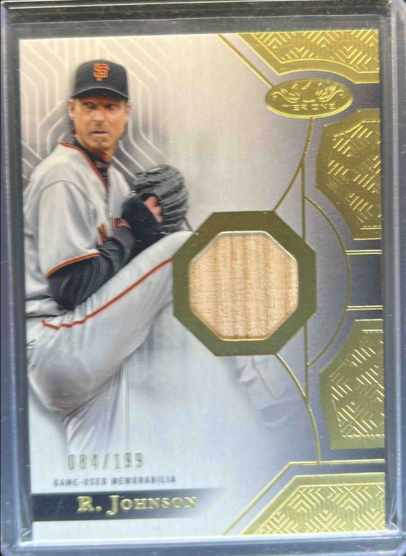Randy Johnson 2023 Topps Tier One #T1R-RJ Tier One Relics (Design B) /400 RAW