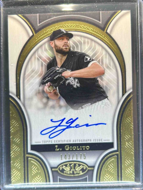 Lucas Giolito 2023 Topps Tier One #PPA-LG Prime Performers Autographs /49 RAW