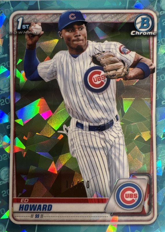 2020 Bowman Draft Sapphire Edition #BD-98 Chrome - Aqua /20 (1st)