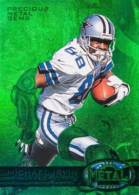 1997 Metal Universe #58 Precious Metal Gems Green /15