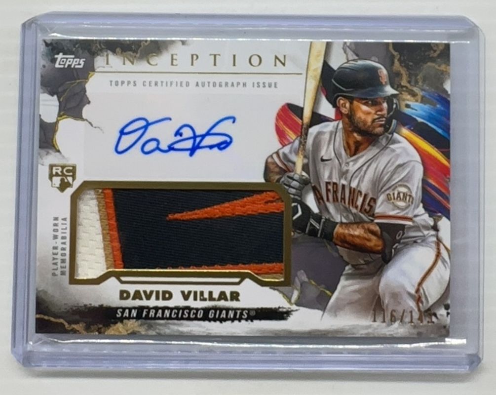 2023 Topps Inception #IAP-DV Inception Autographs Patch /149