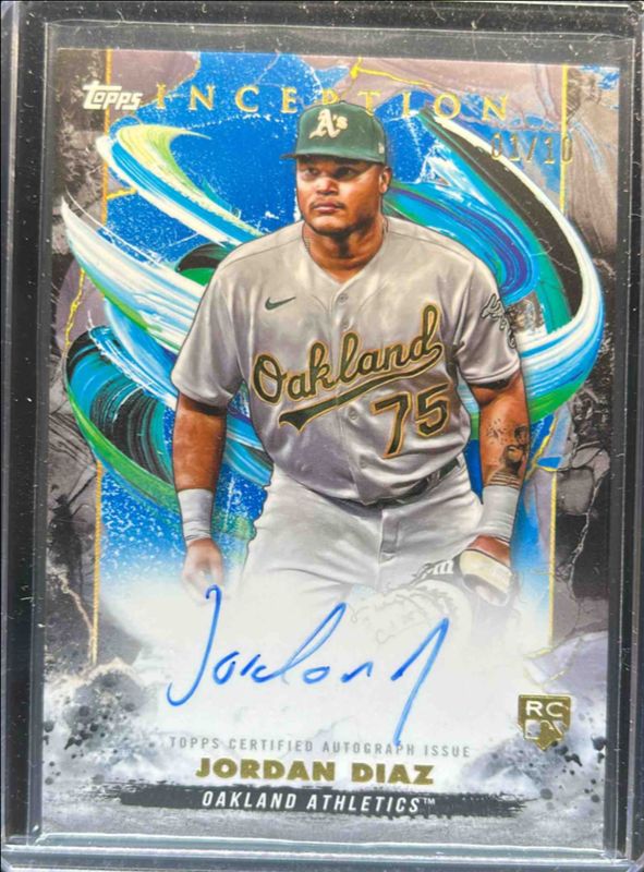 2023 Topps Inception #BRES-JDI Rookie & Emerging Stars Autographs - Blue /10