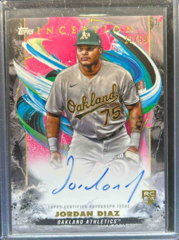 2023 Topps Inception #BRES-JDI Rookie & Emerging Stars Autographs - Magenta /99