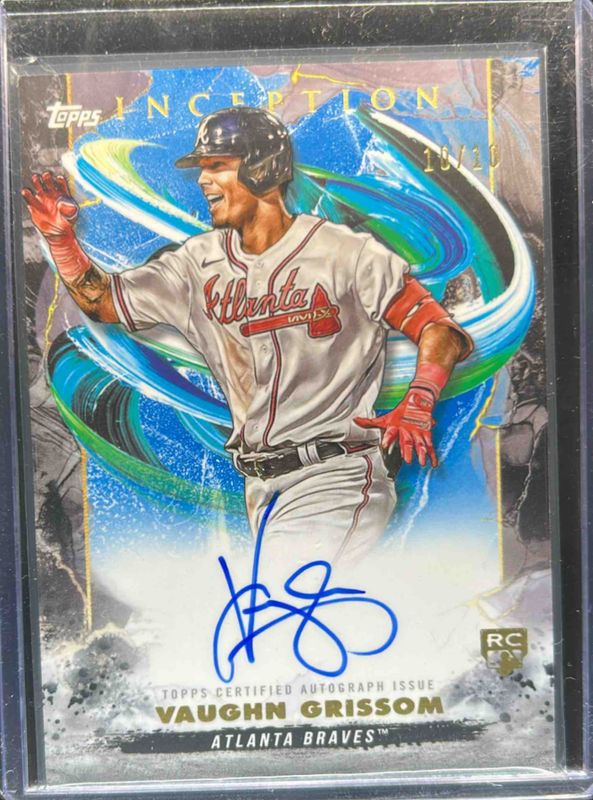 Vaughn Grissom 2023 Topps Inception #BRES-VGR Rookie & Emerging Stars Autographs - Blue /10 RAW