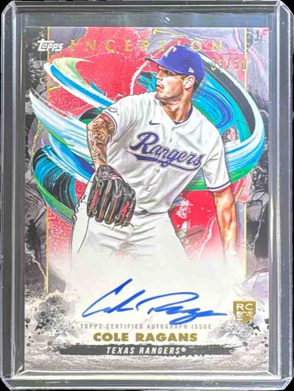 2023 Topps Inception #BRES-CR Rookie & Emerging Stars Autographs - Red /50