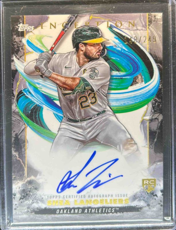 Shea Langeliers 2023 Topps Inception #BRES-SL Rookie & Emerging Stars Autographs /299 RAW