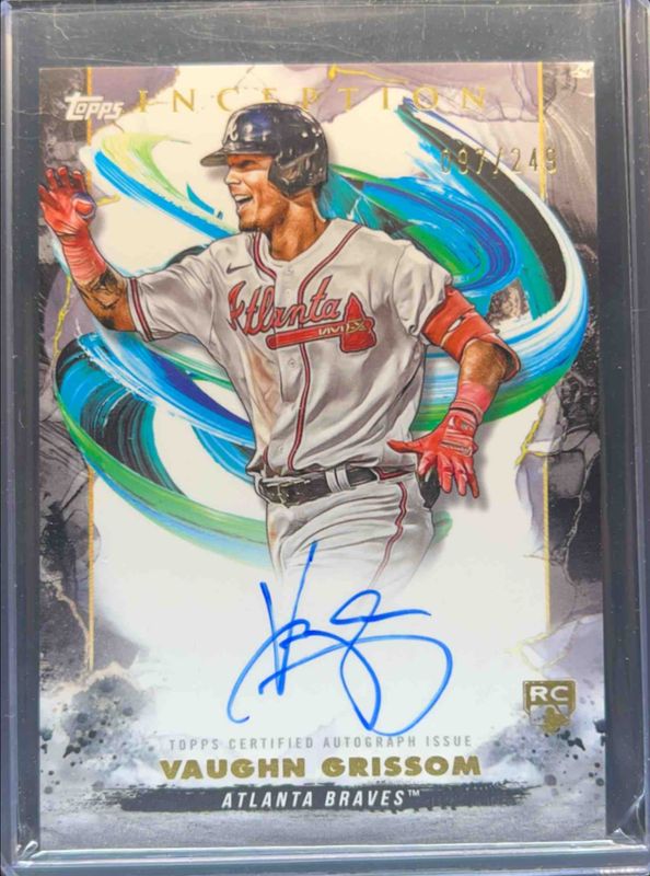 Vaughn Grissom 2023 Topps Inception #BRES-VGR Rookie & Emerging Stars Autographs /299 RAW