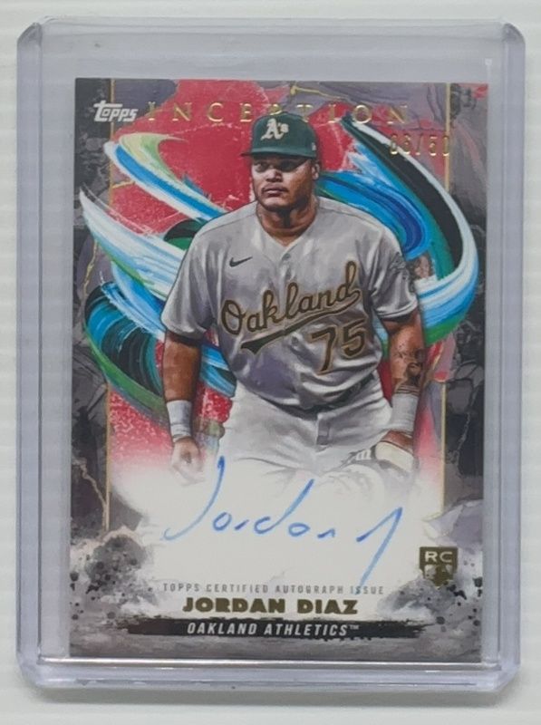 2023 Topps Inception #BRES-JDI Rookie & Emerging Stars Autographs - Red /50