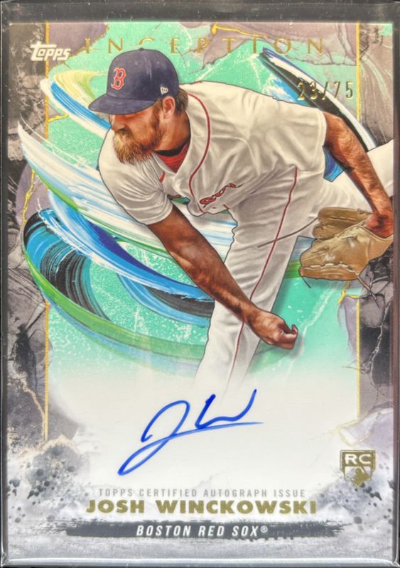 2023 Topps Inception #BRES-JW Rookie & Emerging Stars Autographs - Aqua /75