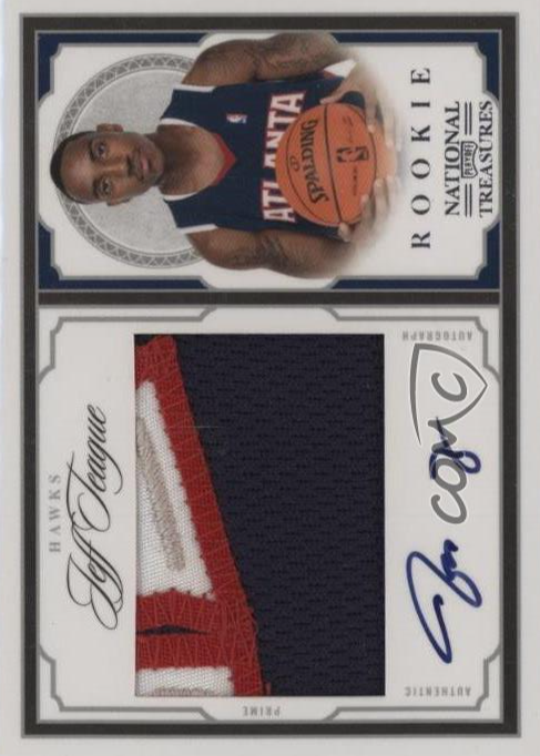 Jeff Teague 2009 National Treasures #218 Rookie Patch Auto /99