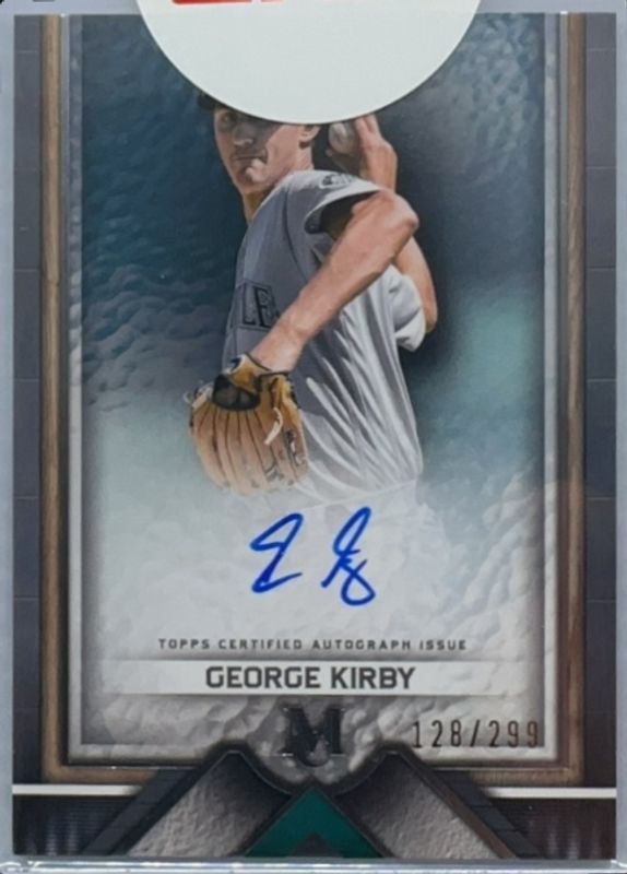 George Kirby 2023 Topps Museum Collection #AA-GK Archival Autographs /299 RAW