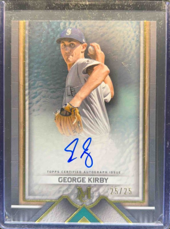 George Kirby 2023 Topps Museum Collection #AA-GK Archival Autographs - Gold /25 RAW