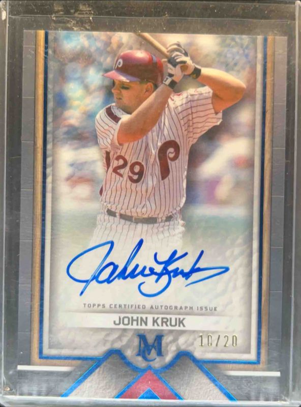 2023 Topps Museum Collection #AA-JK Archival Autographs - Sapphire /20