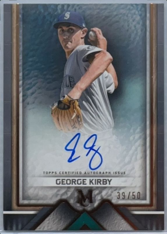 George Kirby 2023 Topps Museum Collection #AA-GK Archival Autographs - Copper /50 RAW