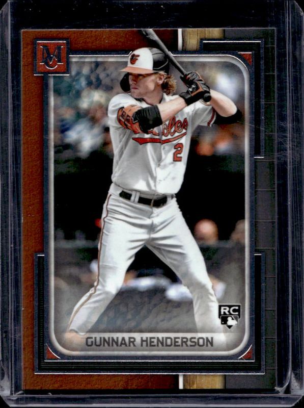 Gunnar Henderson 2023 Topps Museum Collection #34 Copper Rookie RAW