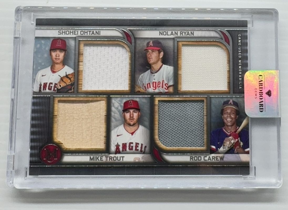2023 Topps Museum Collection #FPQR-ORTC Four Player Primary Pieces Quad Relics /99