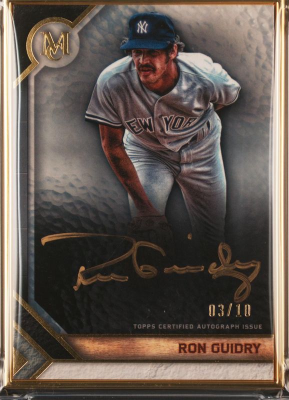 2023 Topps Museum Collection #MFA-RGU Museum Framed Autographs - Gold Frame /10