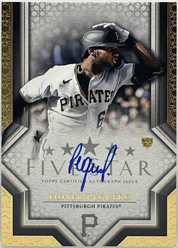 Liover Peguero 2023 Topps Five Star #FSA-LPE Base Rookie RAW