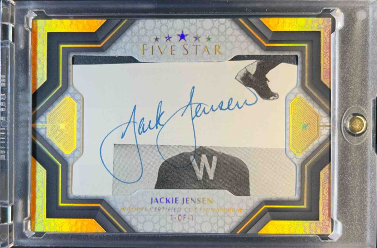 2023 Topps Five Star #FSCS-JJ Five Star Cut Signatures /1